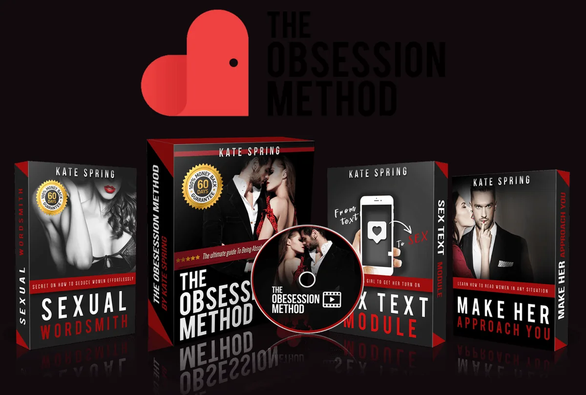 The Obsession Method complete package with core program and bonus guides